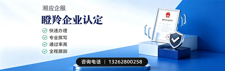 内蒙古瞪羚企业认定申报服务