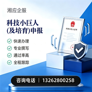 内蒙古科技小巨人及培育企业申报服务